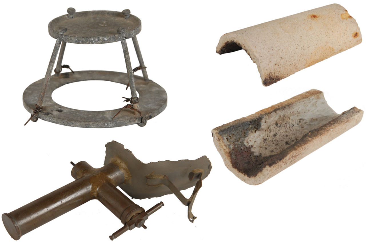 Robert Goddard artifacts from 1926