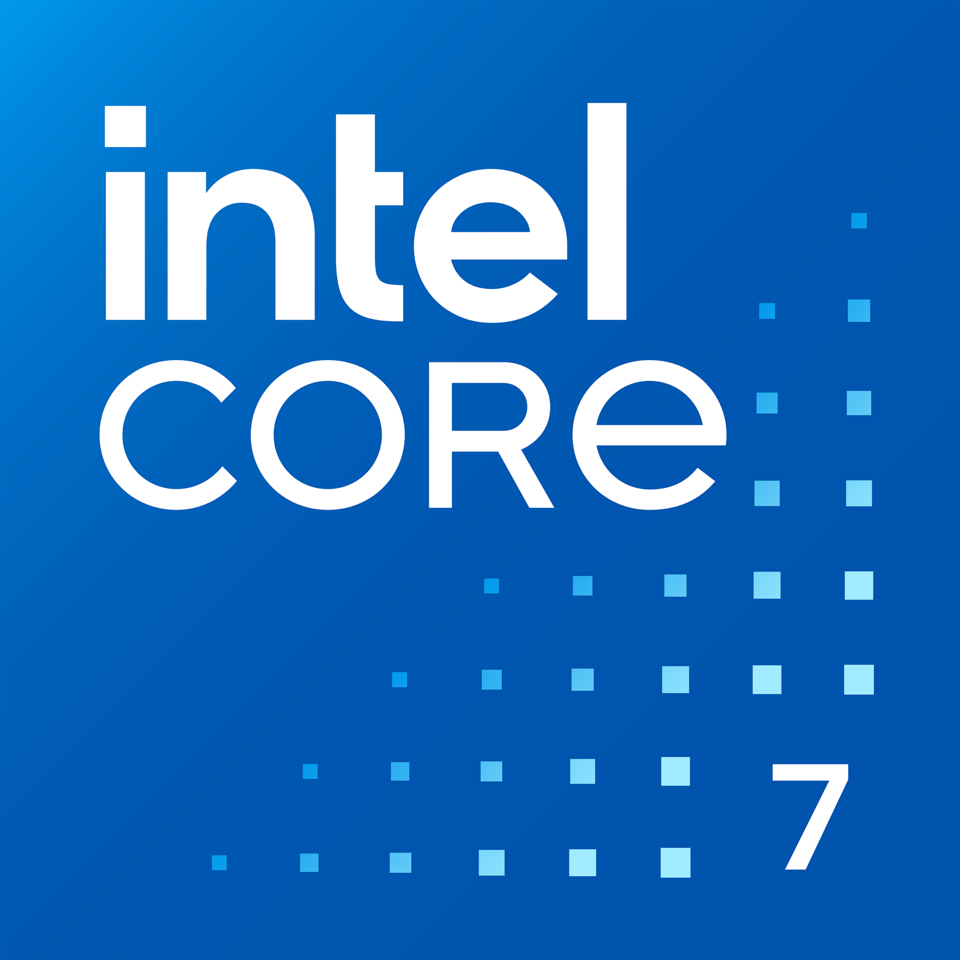 Intel Core 7 Badge
